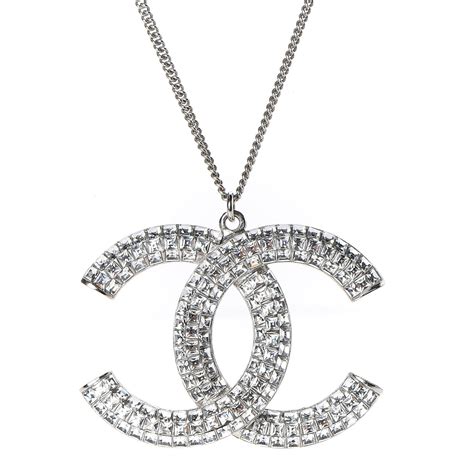 chanel christal|crystal chanel necklace.